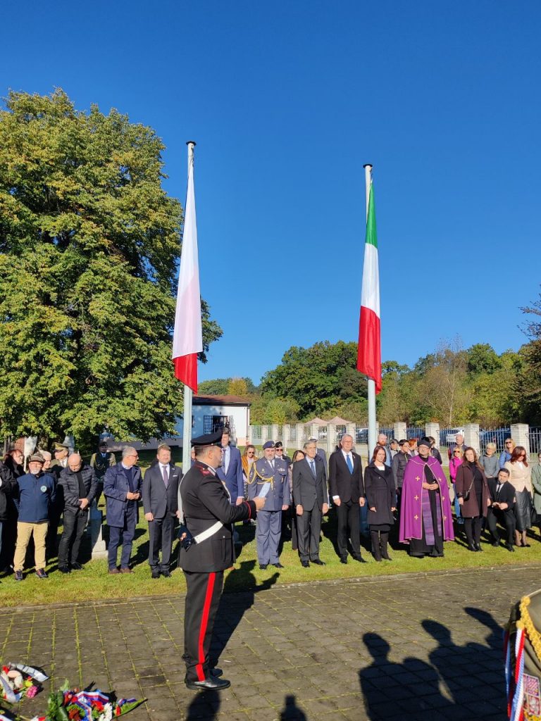 Commemorazione al Sacrario militare italiano di Milovice