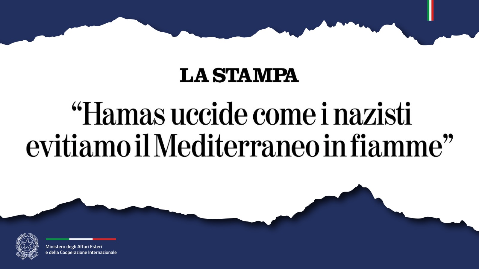 Intervista Ministro La Stampa