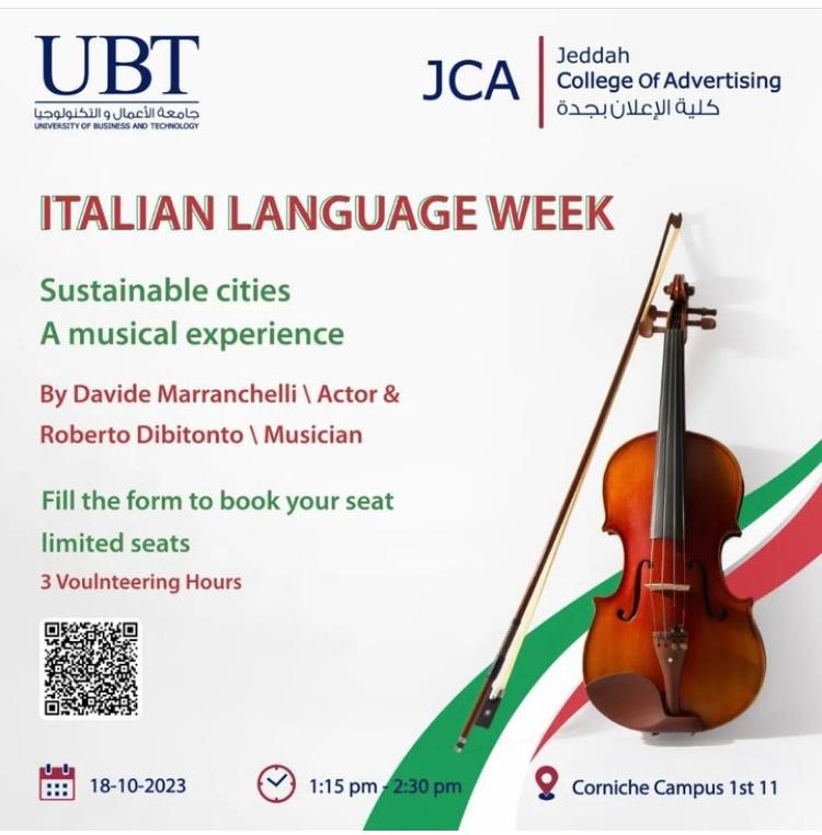 La Settimana della Lingua Italiana a Gedda