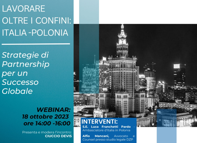 Lavorare oltre i confini Italia-Polonia