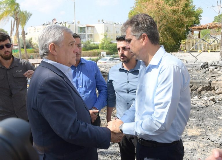 Missione del Ministro Antonio Tajani in Israele