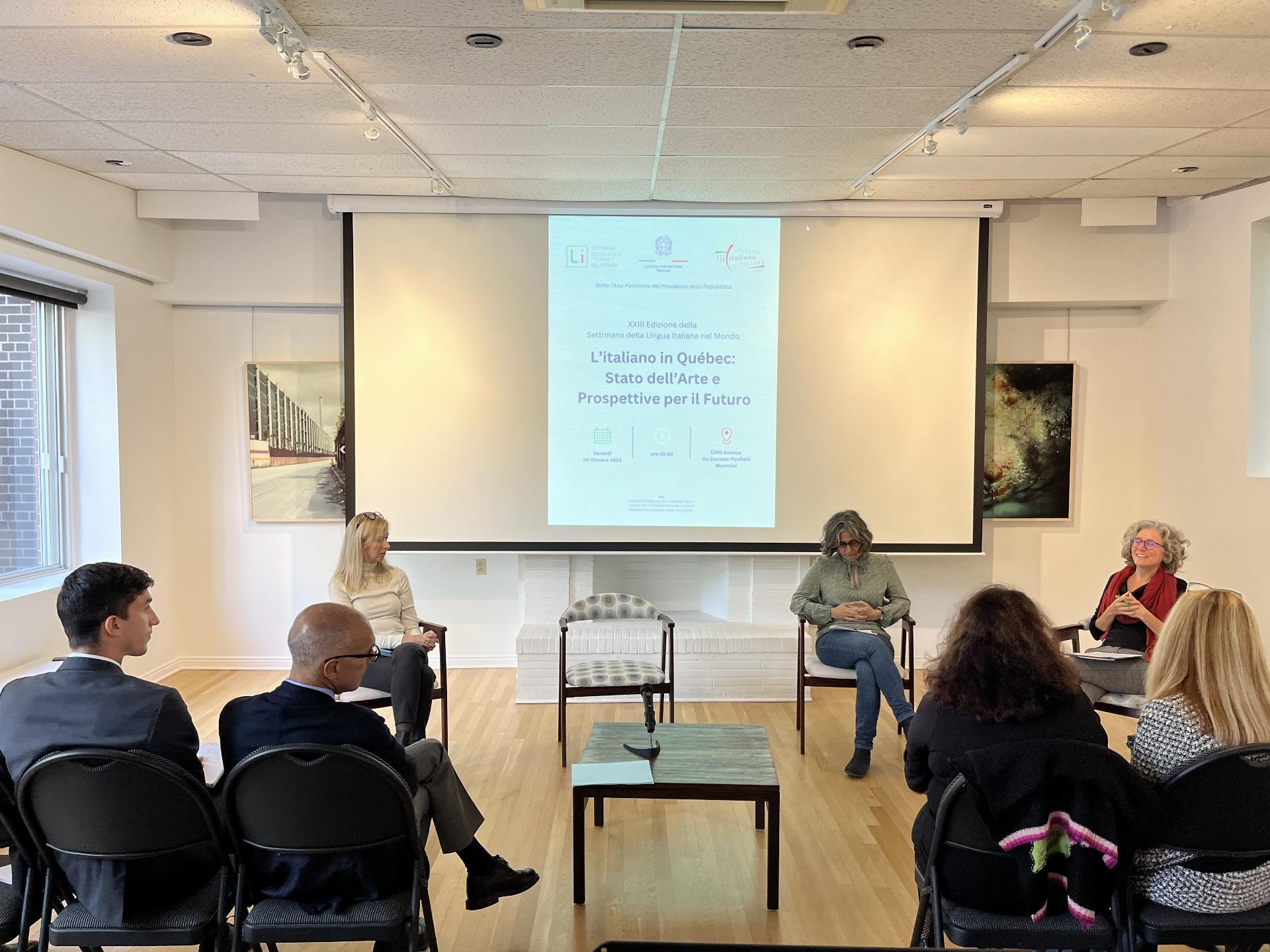 Montreal, Conferenza sulla lingua italiana in Québec