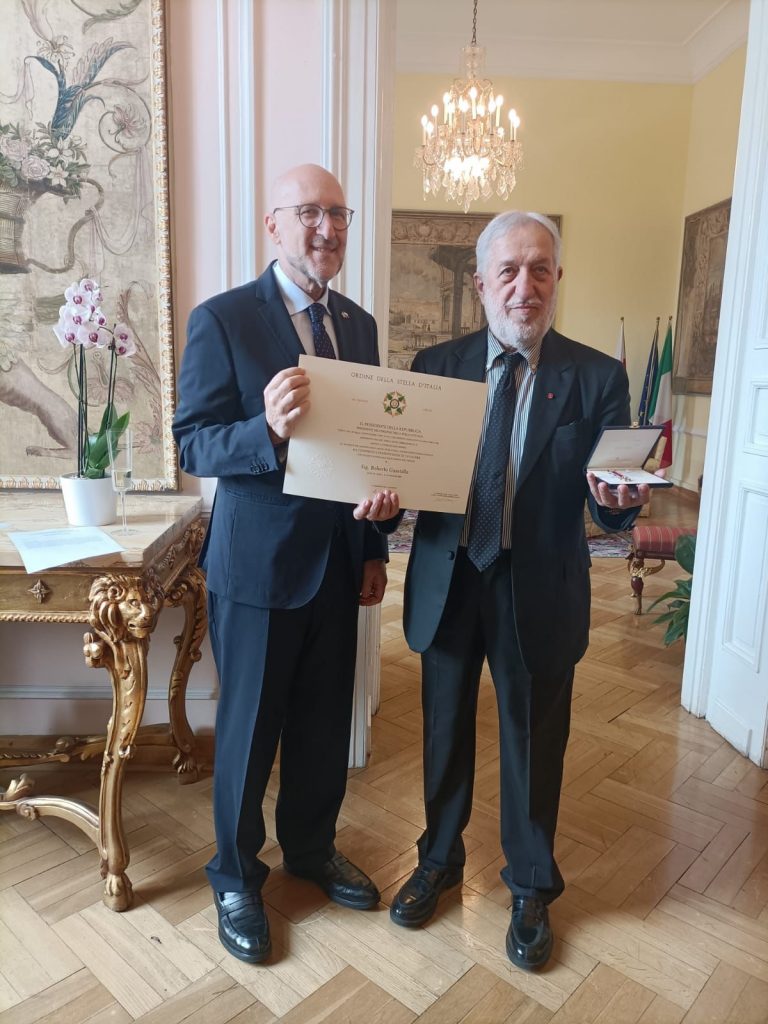 Ambasciatore Franchetti Pardo e Roberto Guastalla
