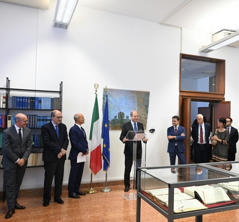 Inaugurata la “Sala Leanza” del Servizio per gli Affari Giuridici dedicata alla memoria di Umberto Leanza