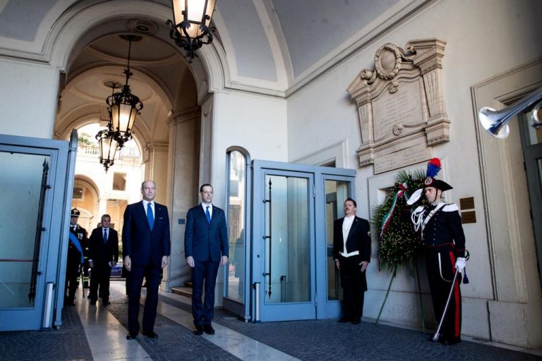 Partecipazione del Segretario Generale Guariglia alla commemorazione dei caduti del Ministero degli Esteri durante la I Guerra mondiale