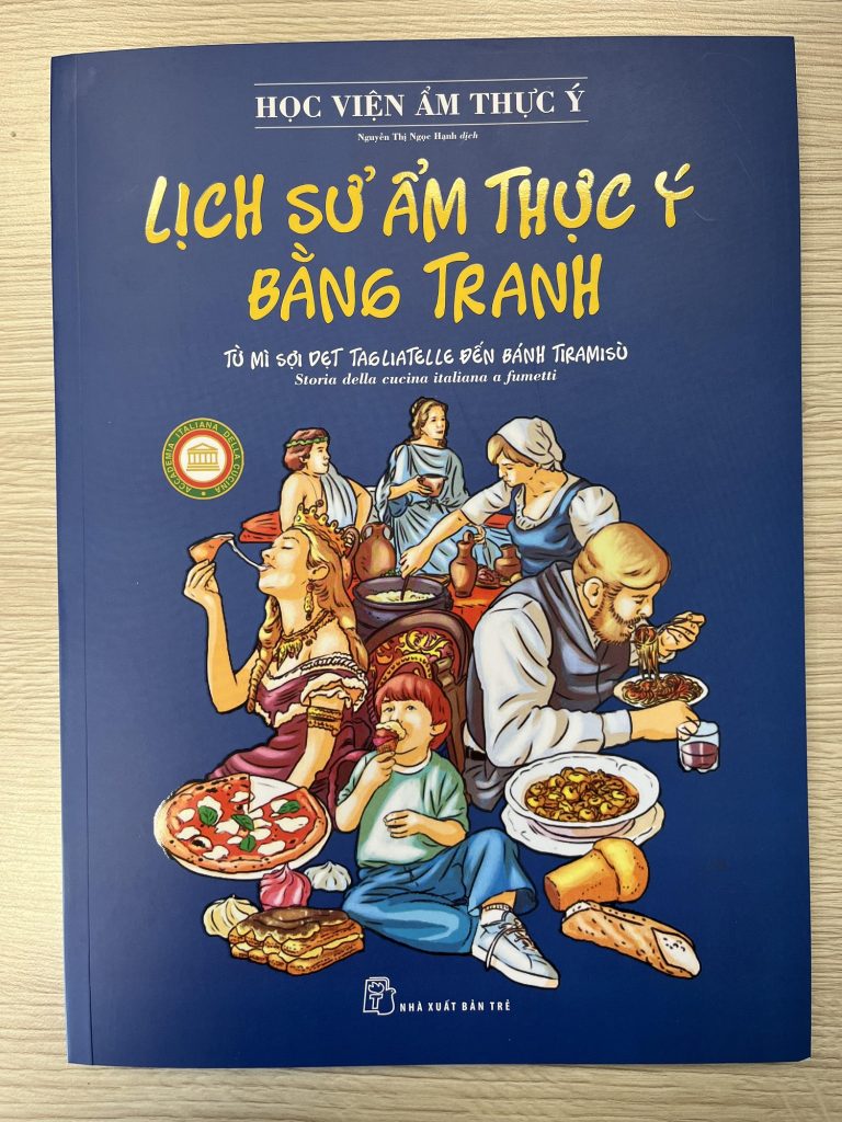 “Storia della Cucina Italiana a fumetti” in vietnamita