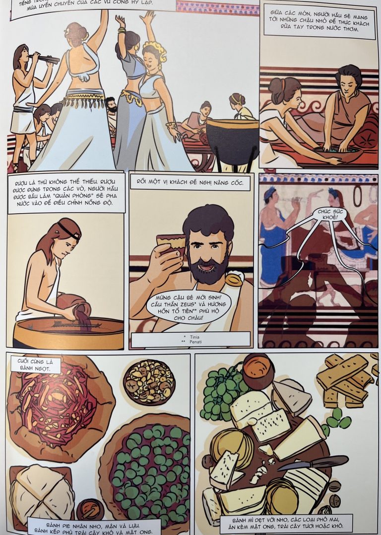 “Storia della Cucina Italiana a fumetti” in vietnamita