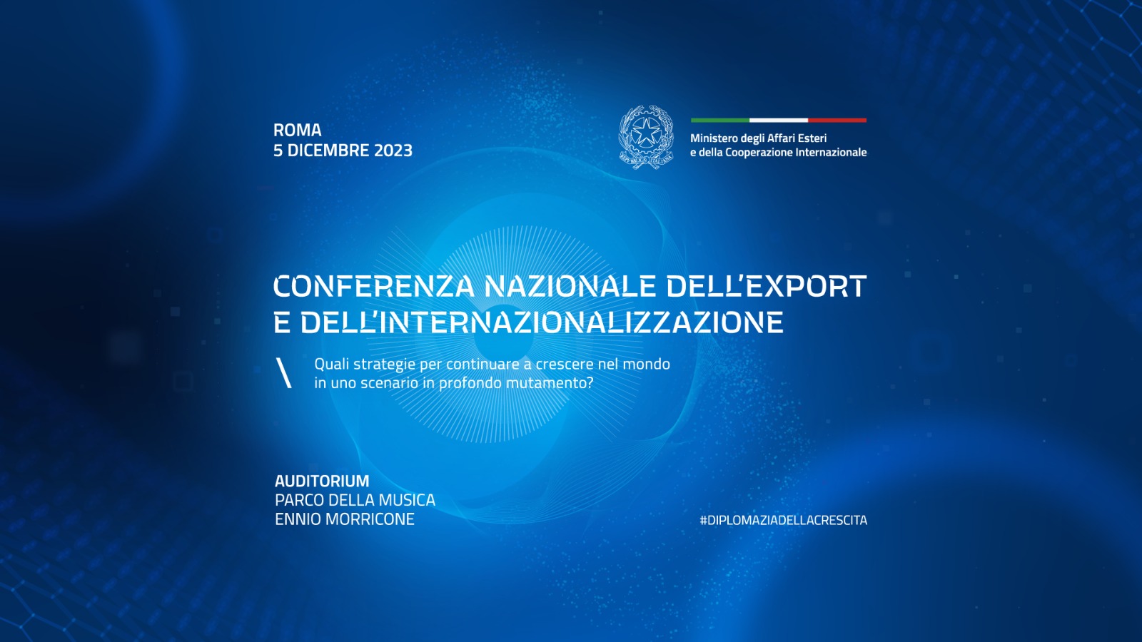 Il Ministro Antonio Tajani presiede la Conferenza nazionale dell’Export e dell’Internazionalizzazione delle Imprese