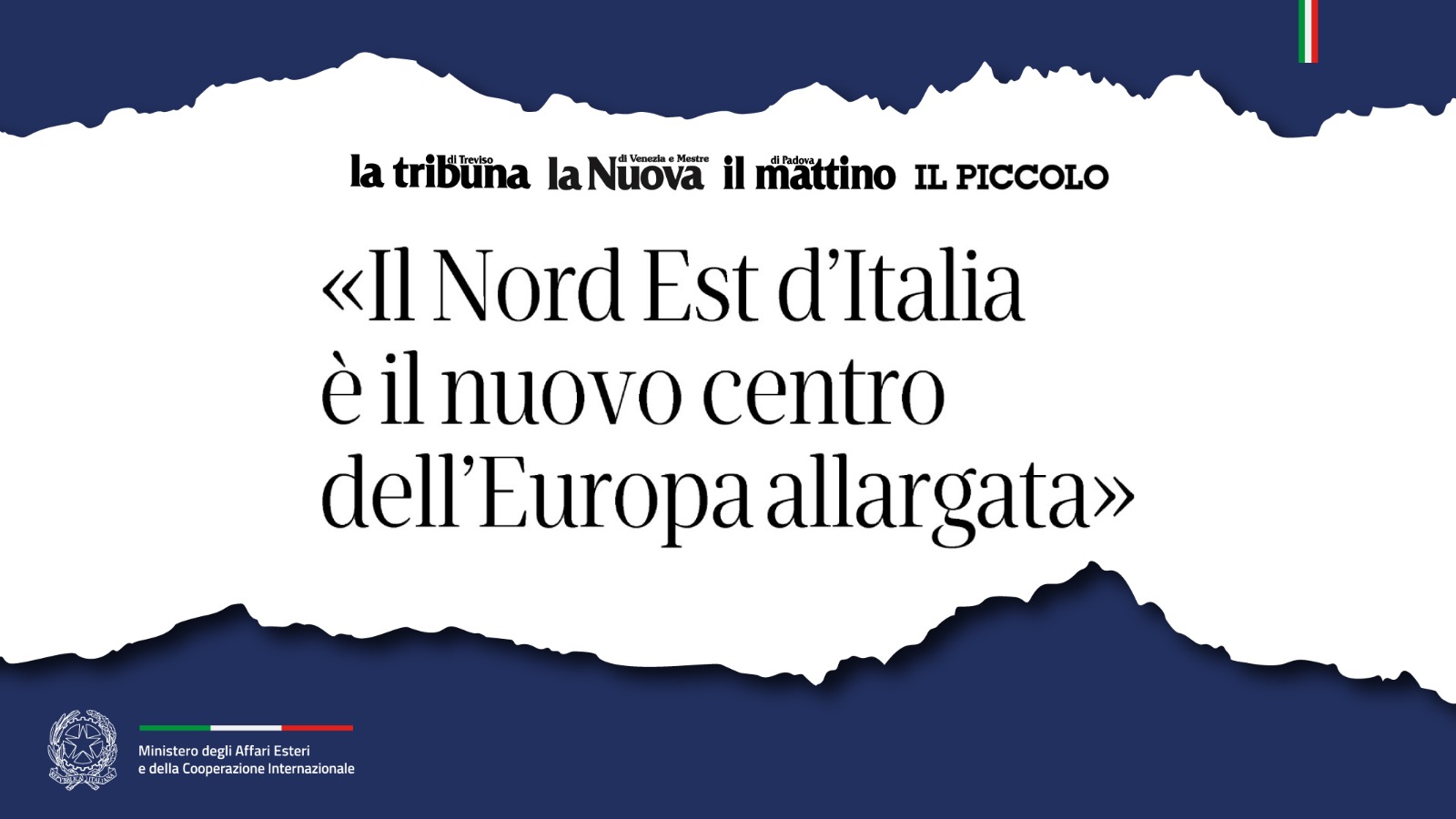 Intervista Ministro Antonio Tajani