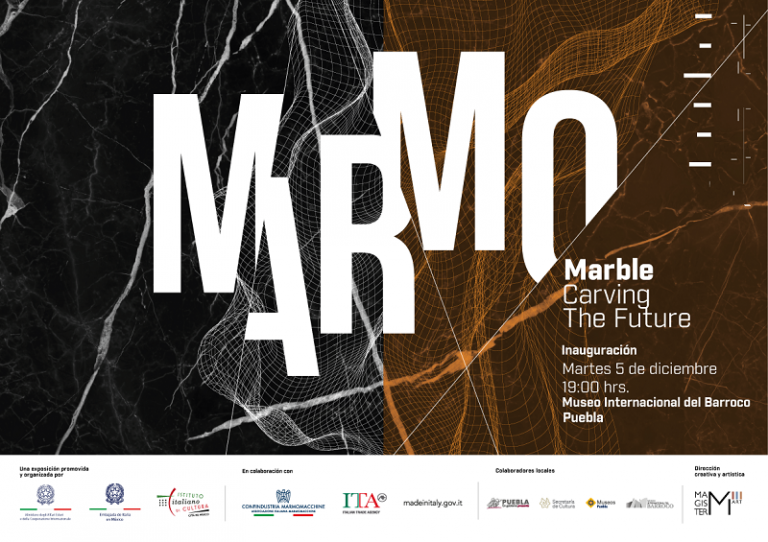 Puebla, inaugurazione della mostra “Marmo. Carving the Future”