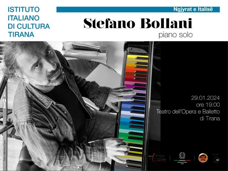 Tirana, concerto “Piano solo” di Stefano Bollani