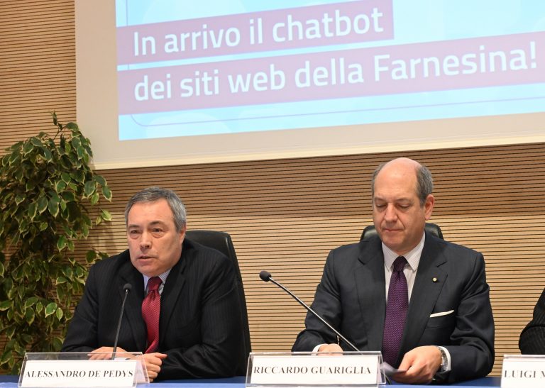 Evento di presentazione dell'assistente virtuale dei siti web della Farnesina