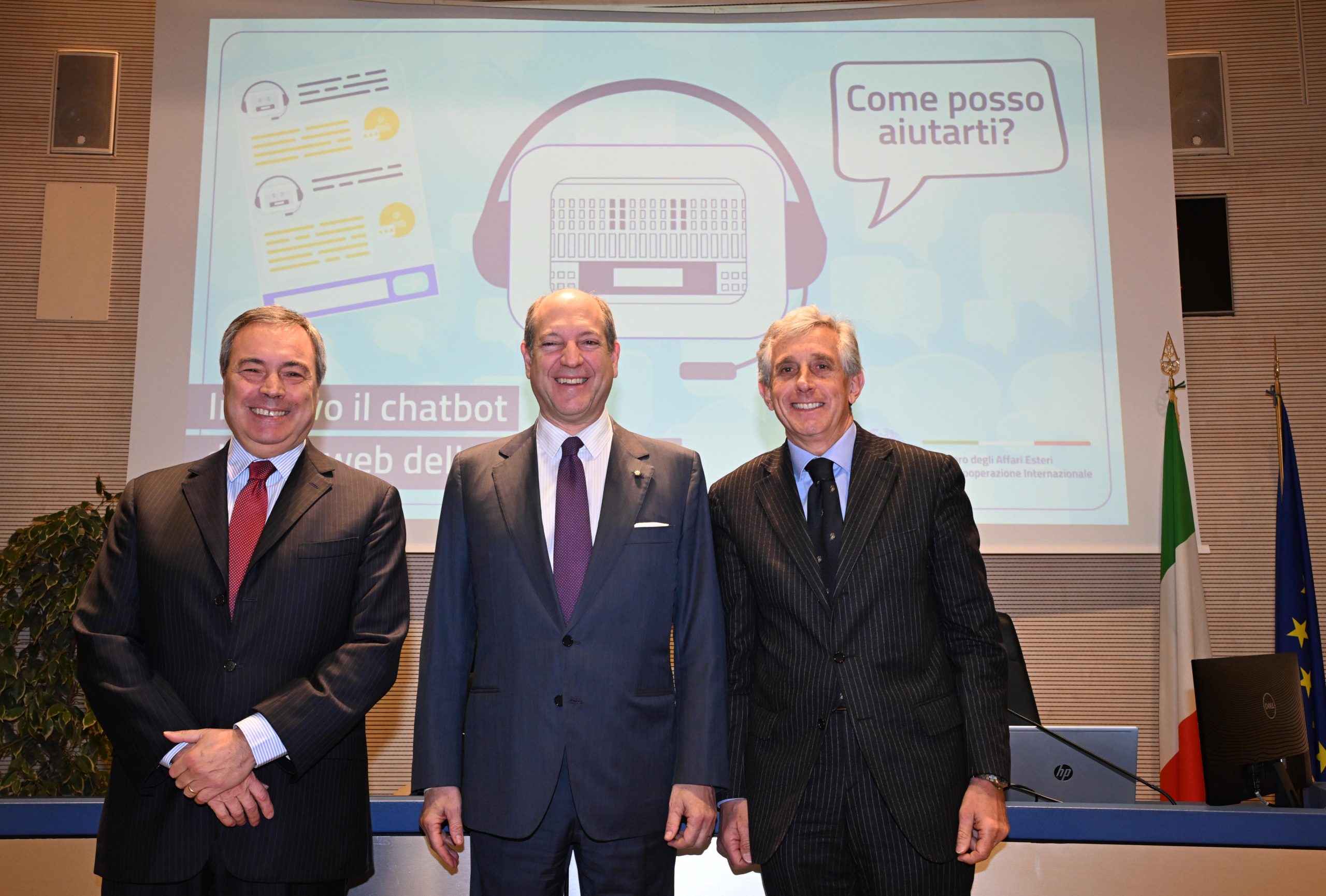 Evento di presentazione dell’assistente virtuale dei siti web della Farnesina