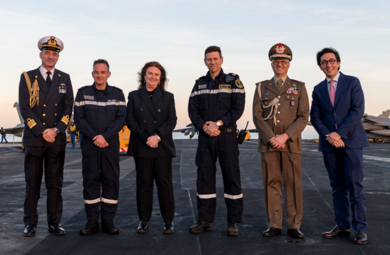L’Ambasciatrice D’Alessandro visita la portaerei Charles de Gaulle