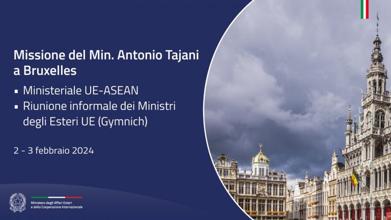 Missione del Ministro Antonio Tajani a Bruxellesjpg