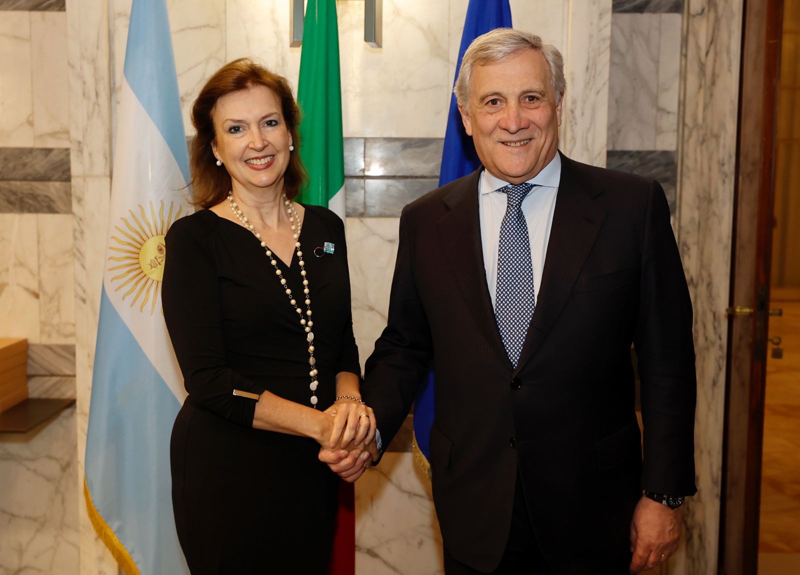 Conferenza stampa congiunta del Ministro Antonio Tajani e della Ministra degli Affari Esteri argentina, Diana Mondino