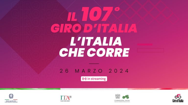 Il Ministro Antonio Tajani apre l’evento “Il 107mo Giro d’Italia. L’Italia che corre”