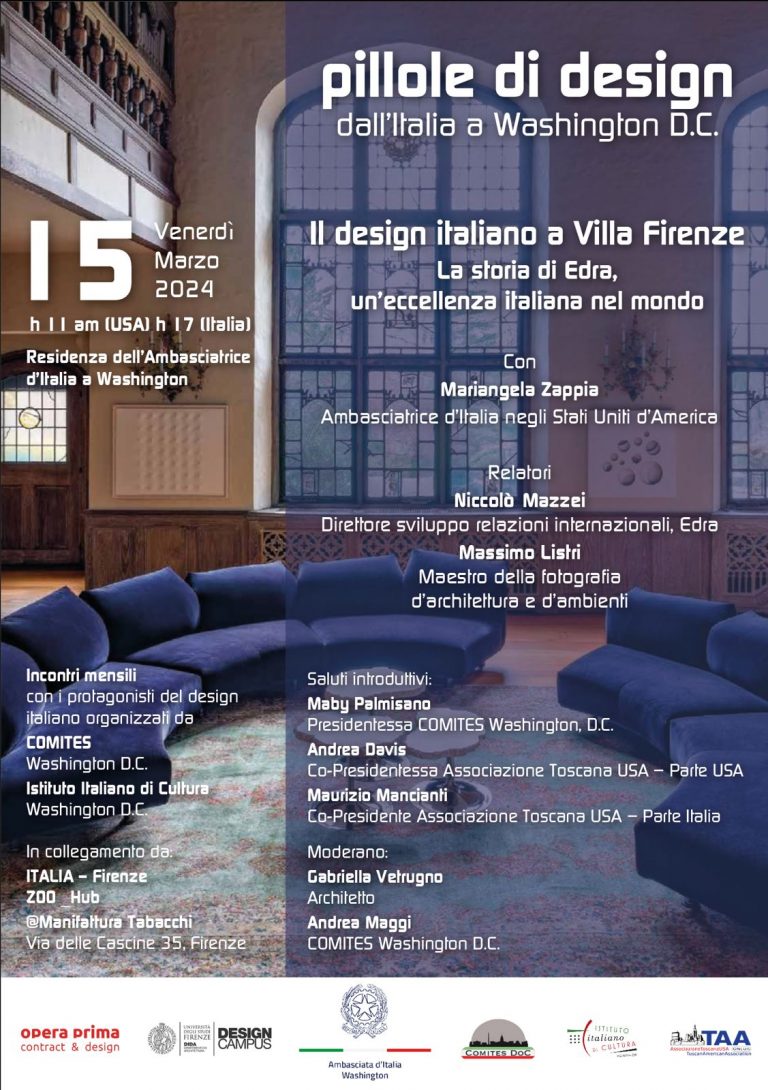 Washington, Giornata del Design a Villa Firenze
