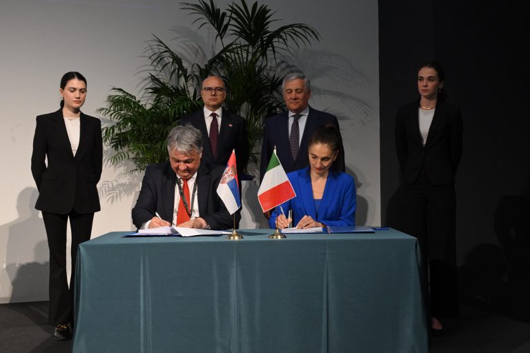 Il Ministro Antonio Tajani apre il Forum Imprenditoriale Italia – Serbia