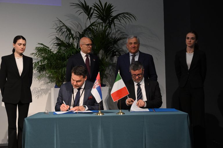 Il Ministro Antonio Tajani apre il Forum Imprenditoriale Italia – Serbia
