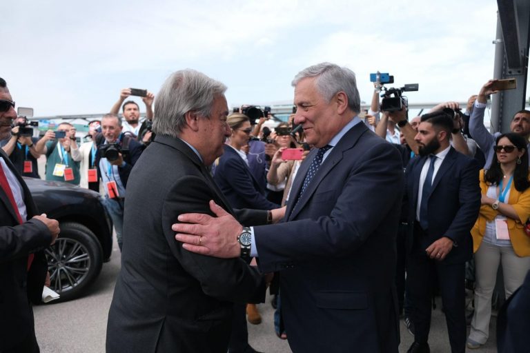 Tajani con il SG ONU Guterres a Brindisi per il trentesimo anniversario dello United Nations Global Service Centre
