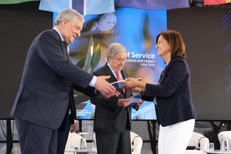 Tajani con il SG ONU Guterres a Brindisi per il trentesimo anniversario dello United Nations Global Service Centre