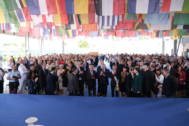 Tajani con il SG ONU Guterres a Brindisi per il trentesimo anniversario dello United Nations Global Service Centre