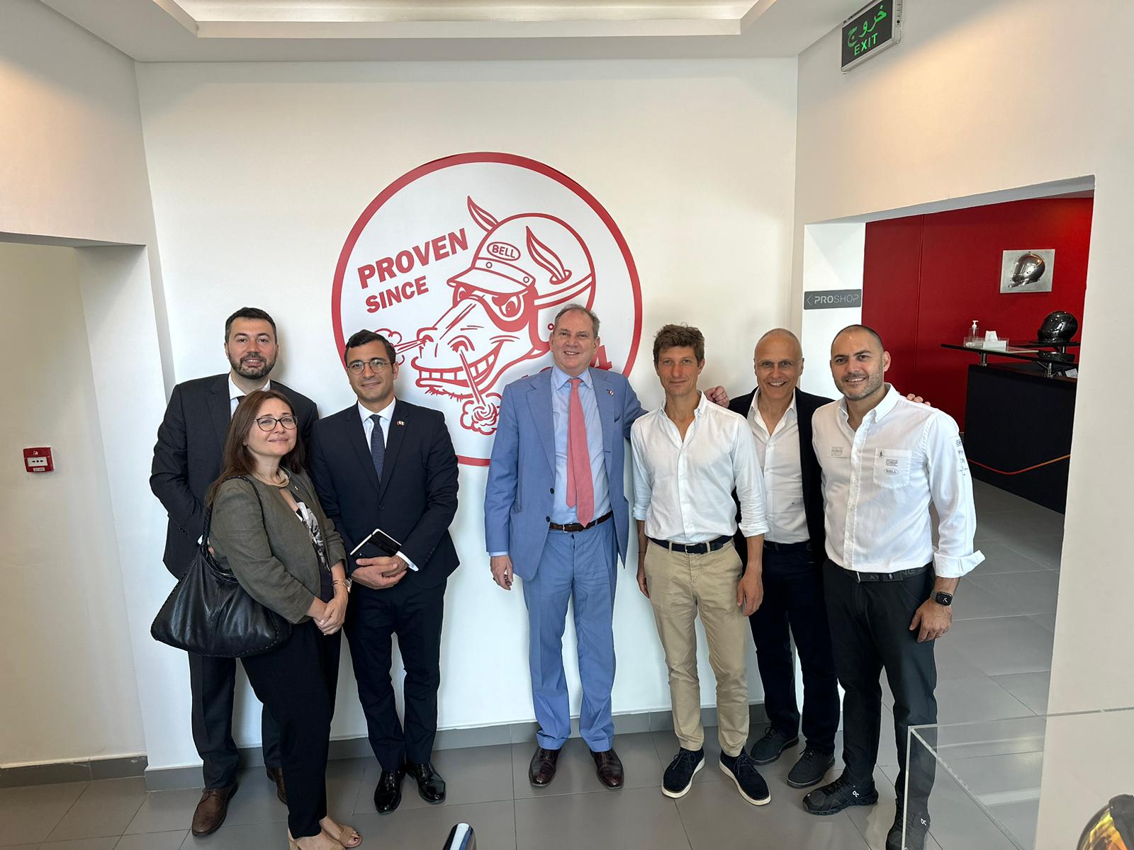Bahrain, Ambasciatore Catalano visita azienda italiana leader nel settore del motorsport
