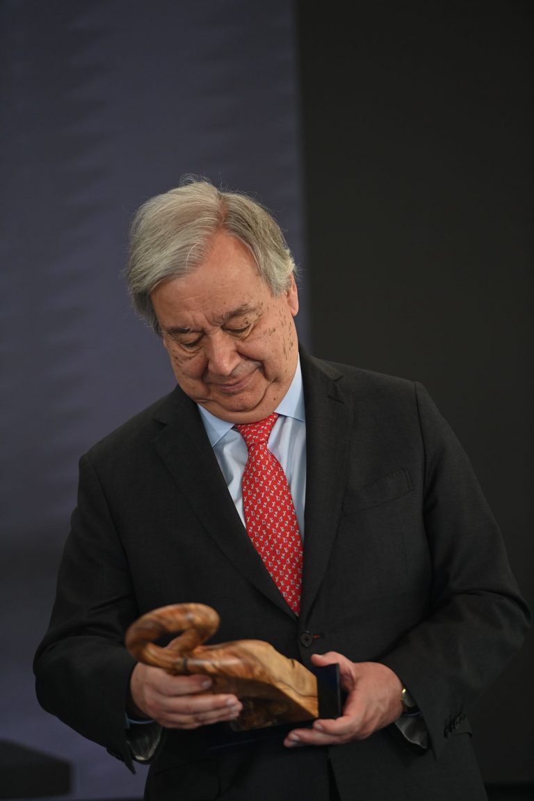 Tajani con il SG ONU Guterres a Brindisi per il trentesimo anniversario dello United Nations Global Service Centre