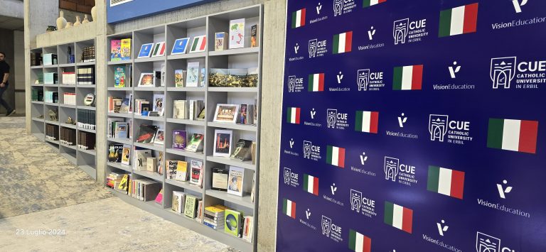 Erbil, consegna certificati primo corso di italiano e inaugurazione “Angolo Italiano”