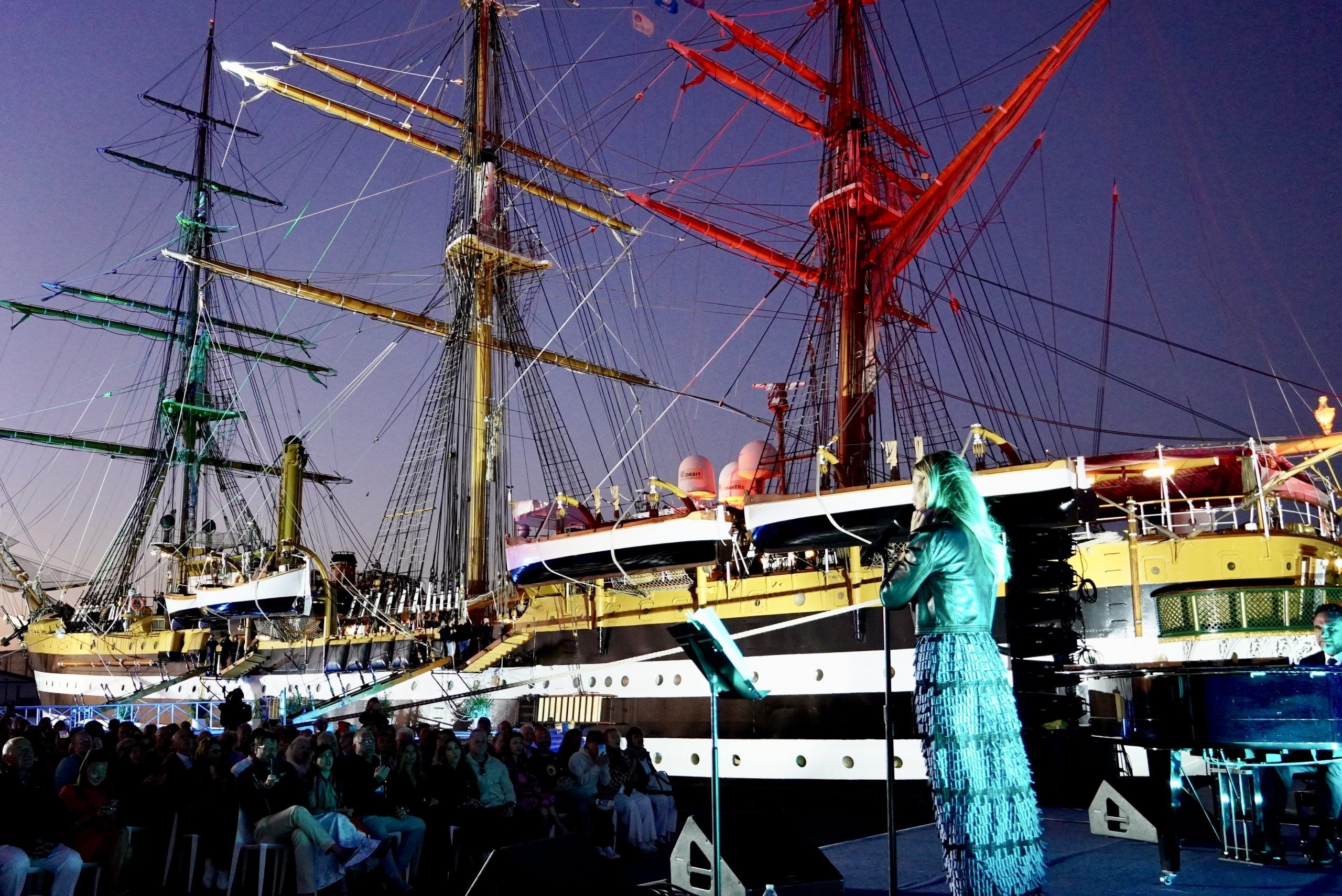 A Los Angeles l’Amerigo Vespucci con Serena Autieri