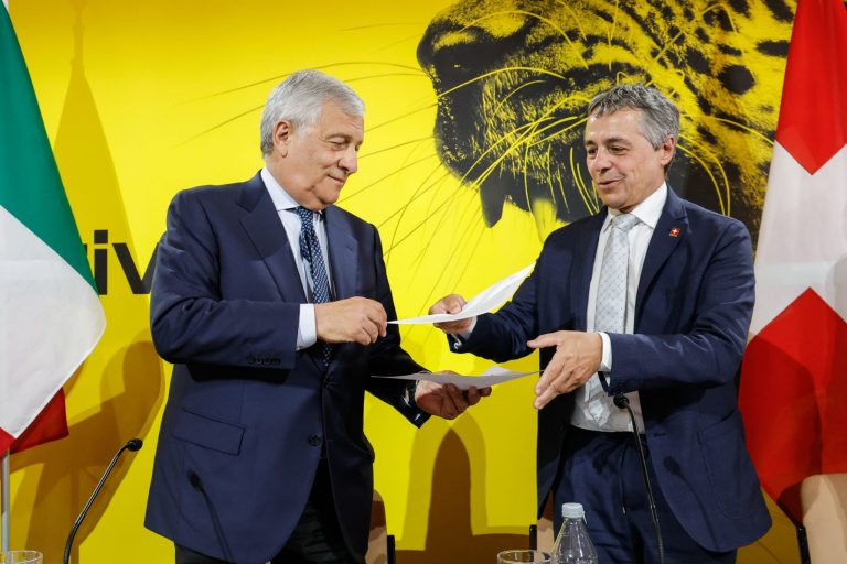 Tajani e Cassis firmano Dichiarazione congiunta sull’Ucraina a Locarno