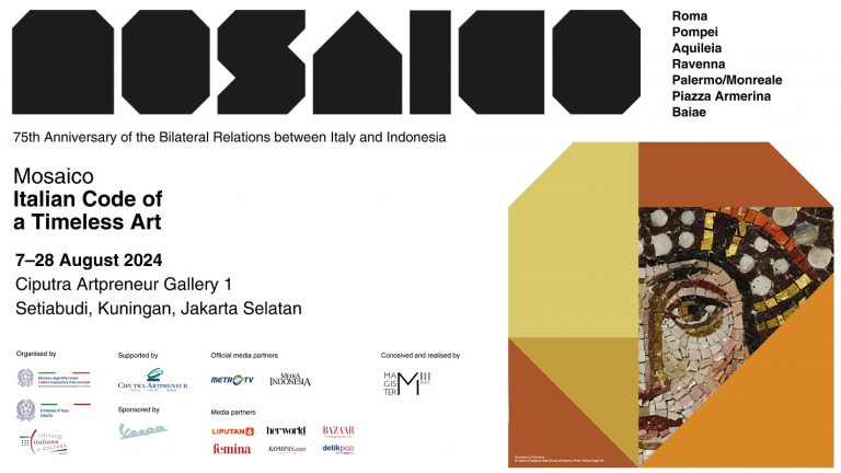 “Mosaico” in esposizione a Jakarta