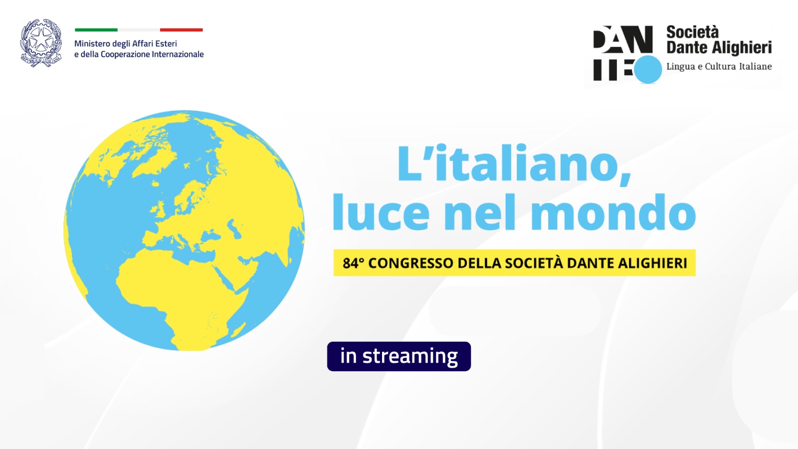 Intervento del Ministro Antonio Tajani all’84° Congresso Internazionale della Società Dante Alighieri