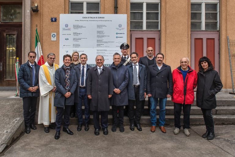 Inaugurato il cantiere della Casa d’Italia di Zurigo