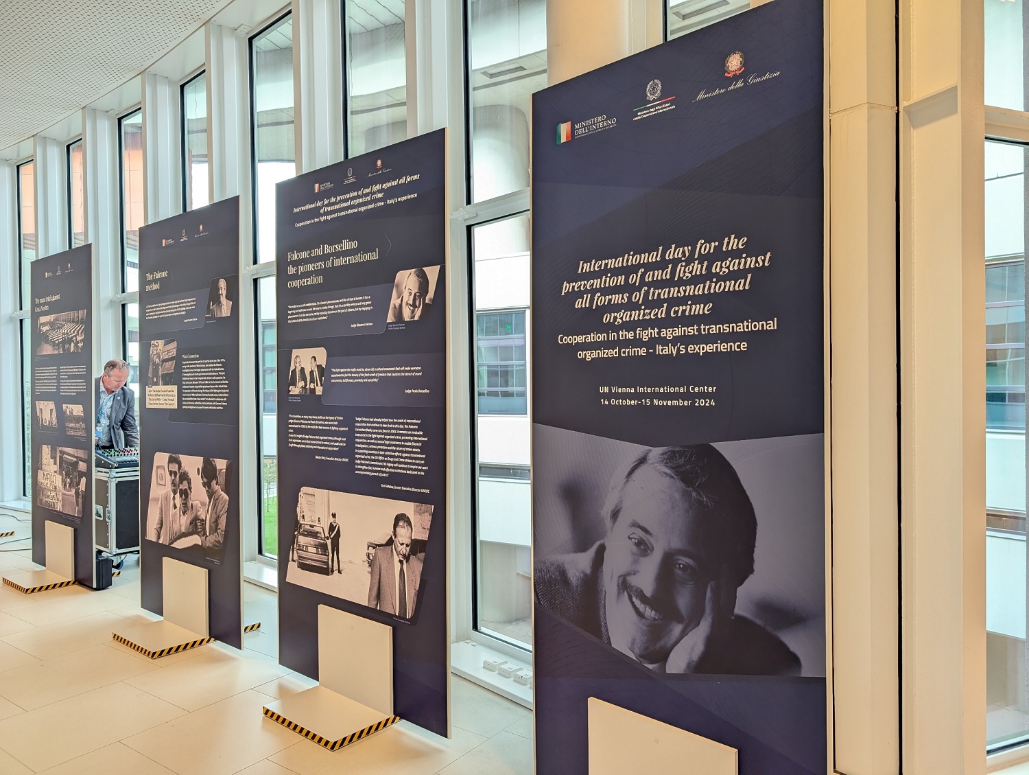 Nazioni Unite a Vienna, mostra sulla lotta alla criminalità organizzata transazionale