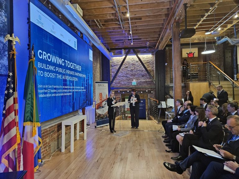 San Francisco, conferenza “Growing Together: Building Public-Private Partnerships to Boost the AI Revolution”