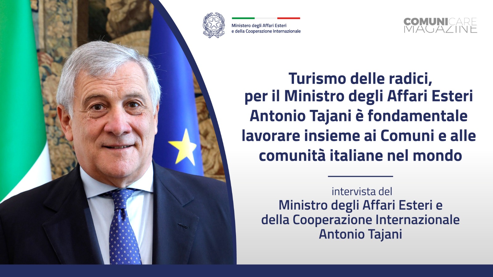 Intervista Ministro Antonio Tajani