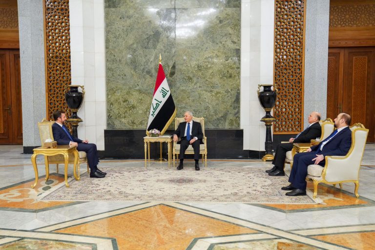 Presentazione delle credenziali dell’Ambasciatore Niccolò Fontana al Presidente della Repubblica dell’Iraq, Abdul Latif Rashid