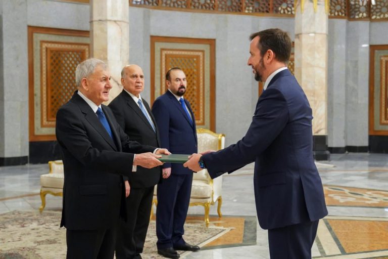 Niccolò Fontana al Presidente della Repubblica dell’Iraq, Abdul Latif Rashid
