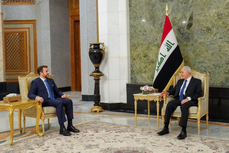 Presentazione delle credenziali dell’Ambasciatore Niccolò Fontana al Presidente della Repubblica dell’Iraq, Abdul Latif Rashid