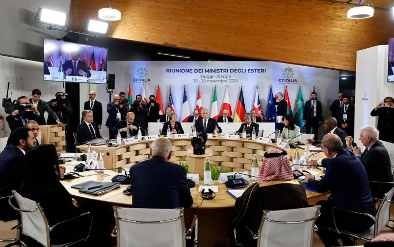 Riunione dei Ministri degli Esteri del G7 (Fiuggi-Anagni, 25-26 novembre)