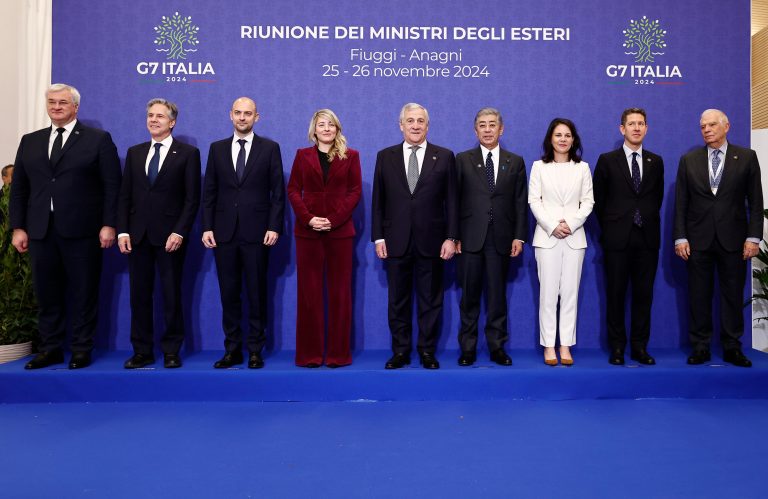 Riunione dei Ministri degli Esteri del G7 (Fiuggi-Anagni, 25-26 novembre)