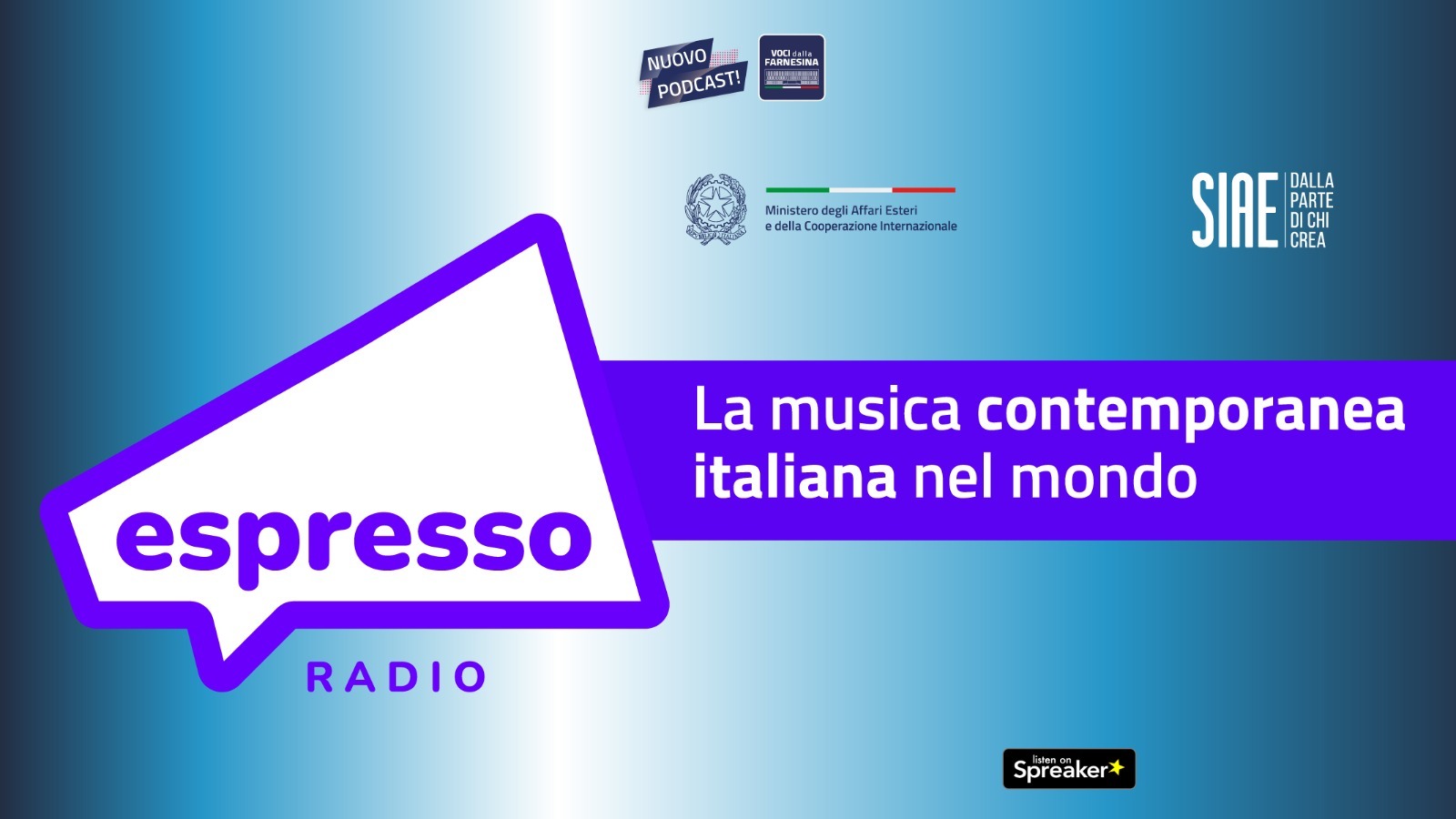 Al via “Espresso Radio”, nuovo podcast della Farnesina