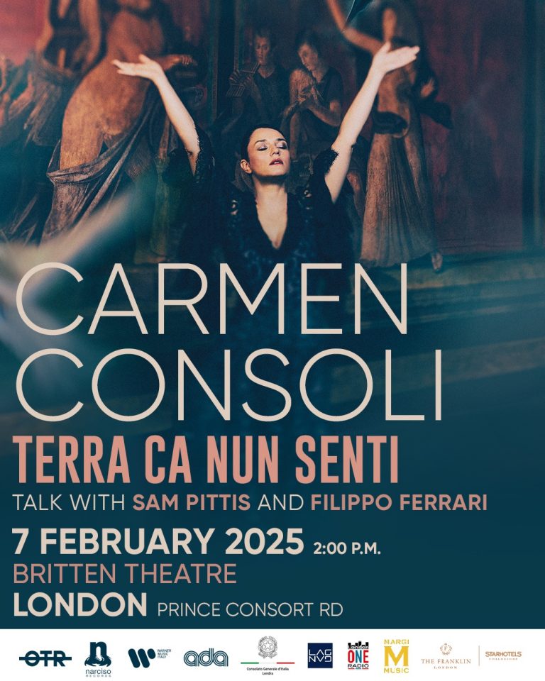 Londra, eccellenza musicale italiana con Carmen Consoli