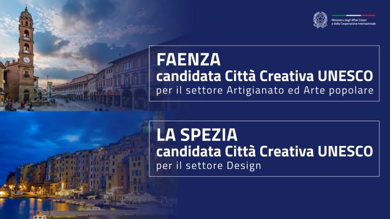 Faenza e La Spezia candidate Città Creative UNESCO