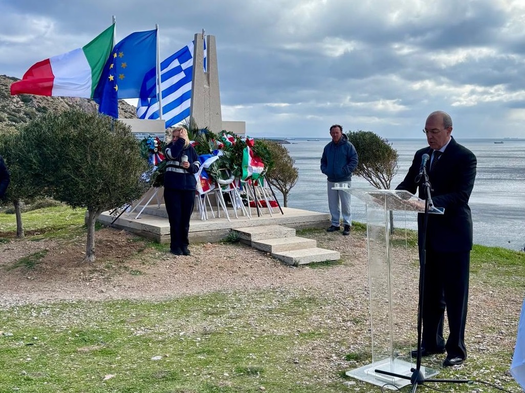 Grecia, Ambasciatore Cuculi commemora l’ottantunesimo anniversario della tragedia dell’Oria