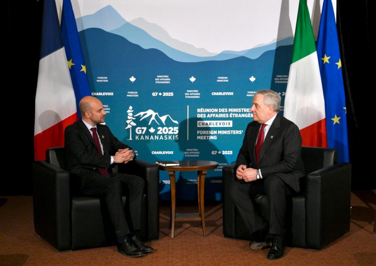 Missione del Ministro Tajani in Canada per partecipare alla riunione dei Ministri degli Esteri del G7