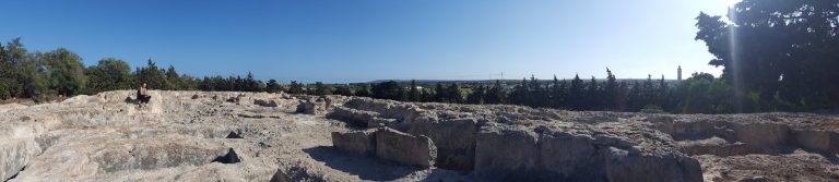 Necropoli Punica di Kerkouene (Cap Bon, Tunisia) foto panoramica. Credito immagine: Alfredo Coppa.
