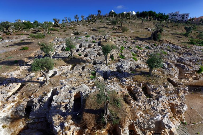 Necropoli Punica di Puig des Molins sull'isola di Ibiza. Credito immagine: Foto Raymar - MAEF.